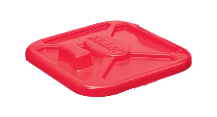 VKM víko malé 38x32 plast - červený